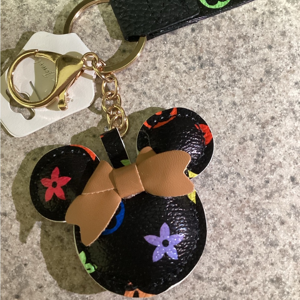 Colorful Mouse Keychain with Wrist Strap - Picture 2 of 3